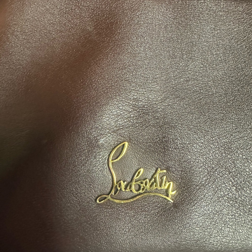 Christian Louboutin Brown and Cream Shearling Shoulder Bag - Picture 8 of 15